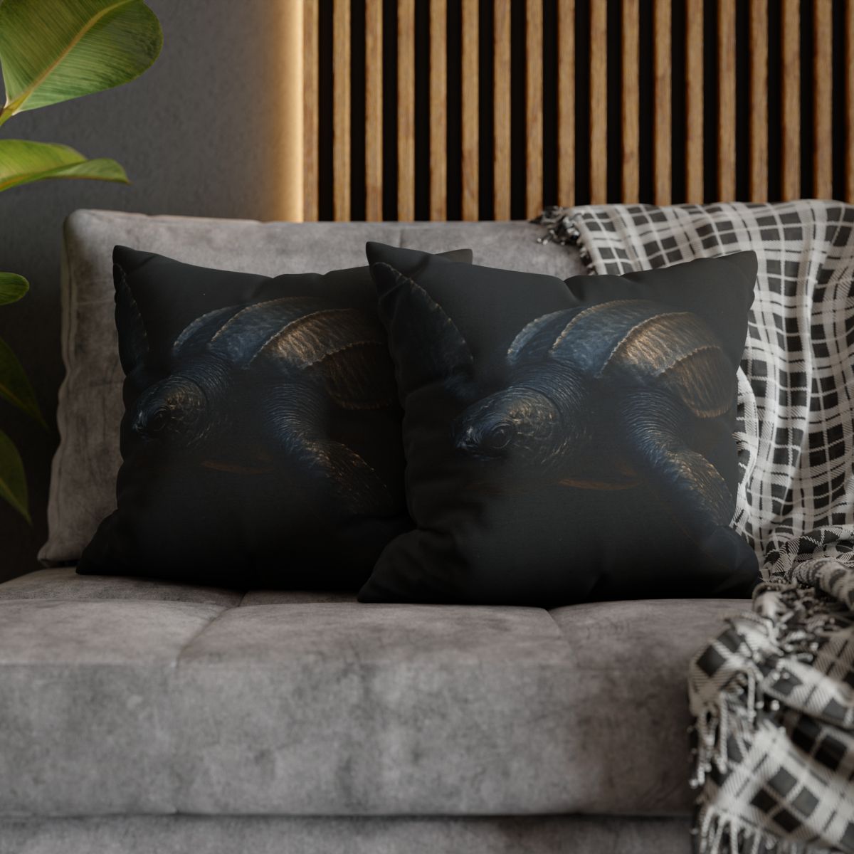 Starlit Drift Leatherback Sea Turtle comfortable bedding pillow covers