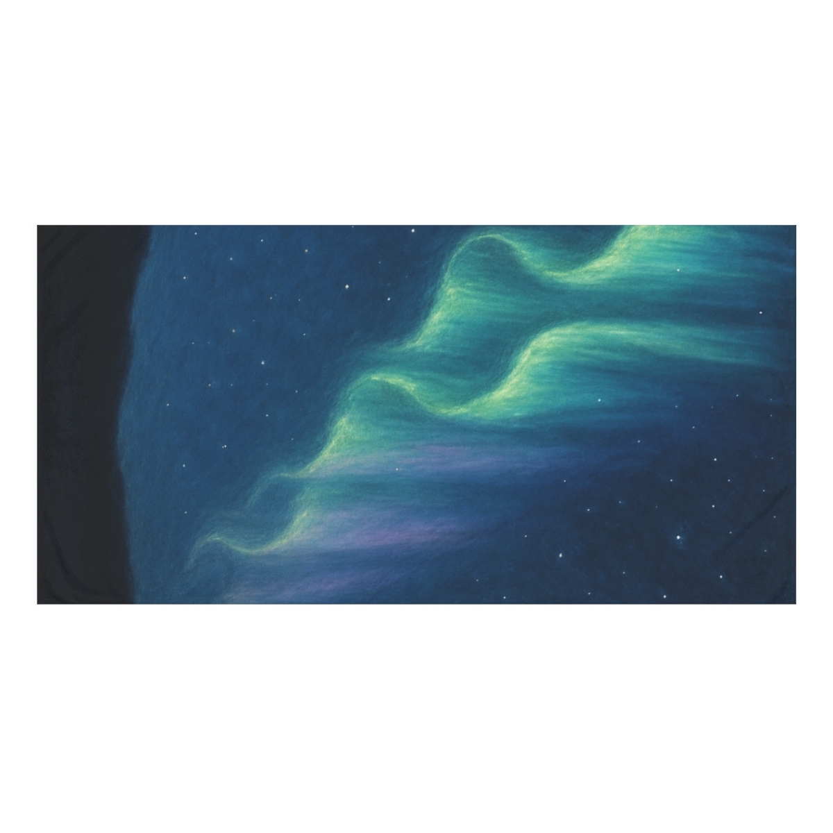 Aurora Veil Starstream stylish beach towels
