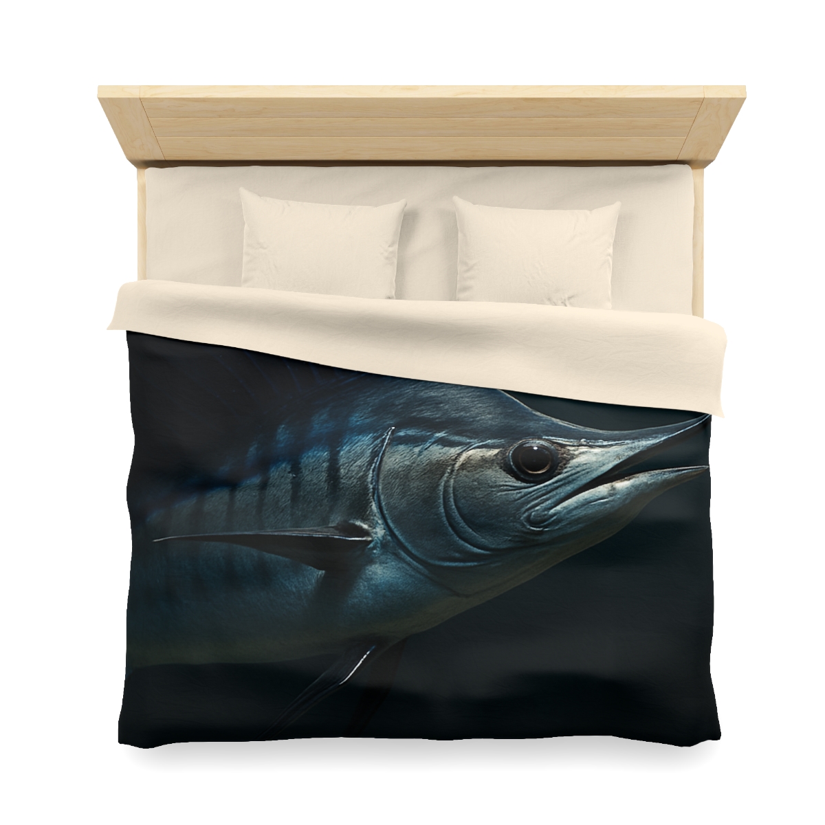 Silver Wake Sailfish unique patterned duvets
