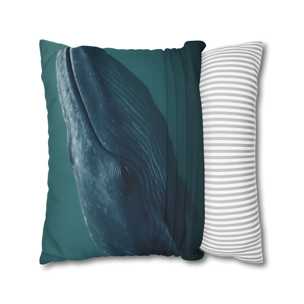 Ocean Song Blue Whale personalized pillow covers