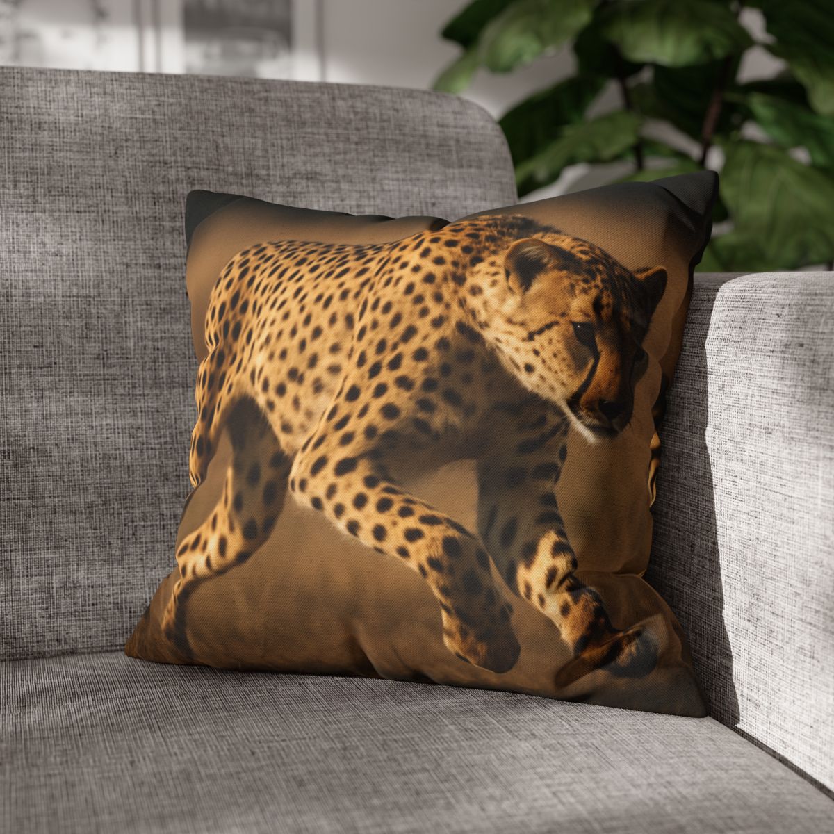 Sun Dash Cheetah personalized pillow covers