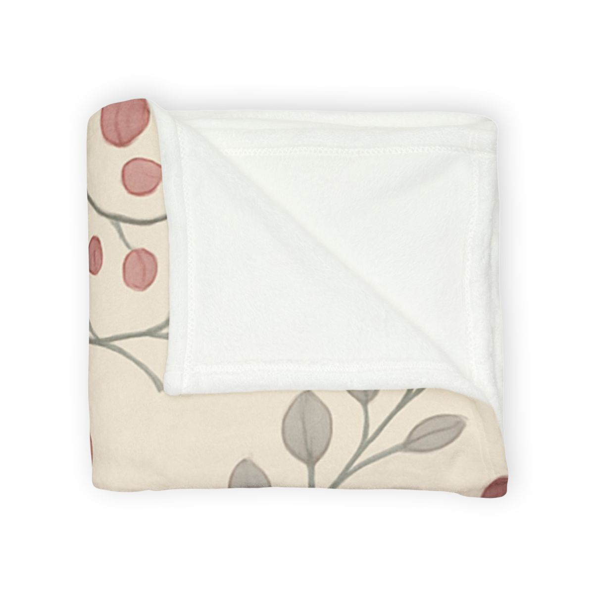 Bud Spiral Cascade soft fleece blankets