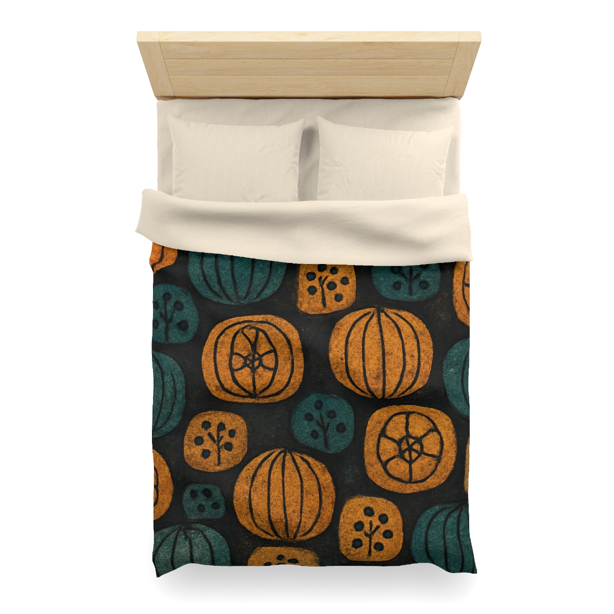 Seed Pod Mosaic designer printed duvets