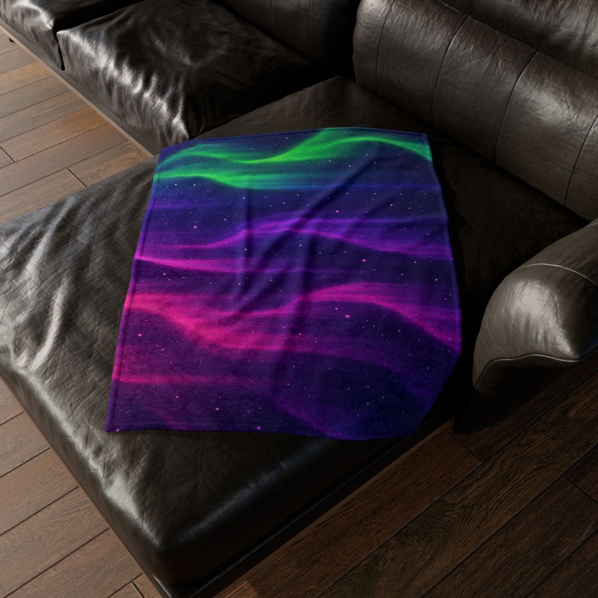 Aurora Plasma Veil Carnival personalized cozy blankets