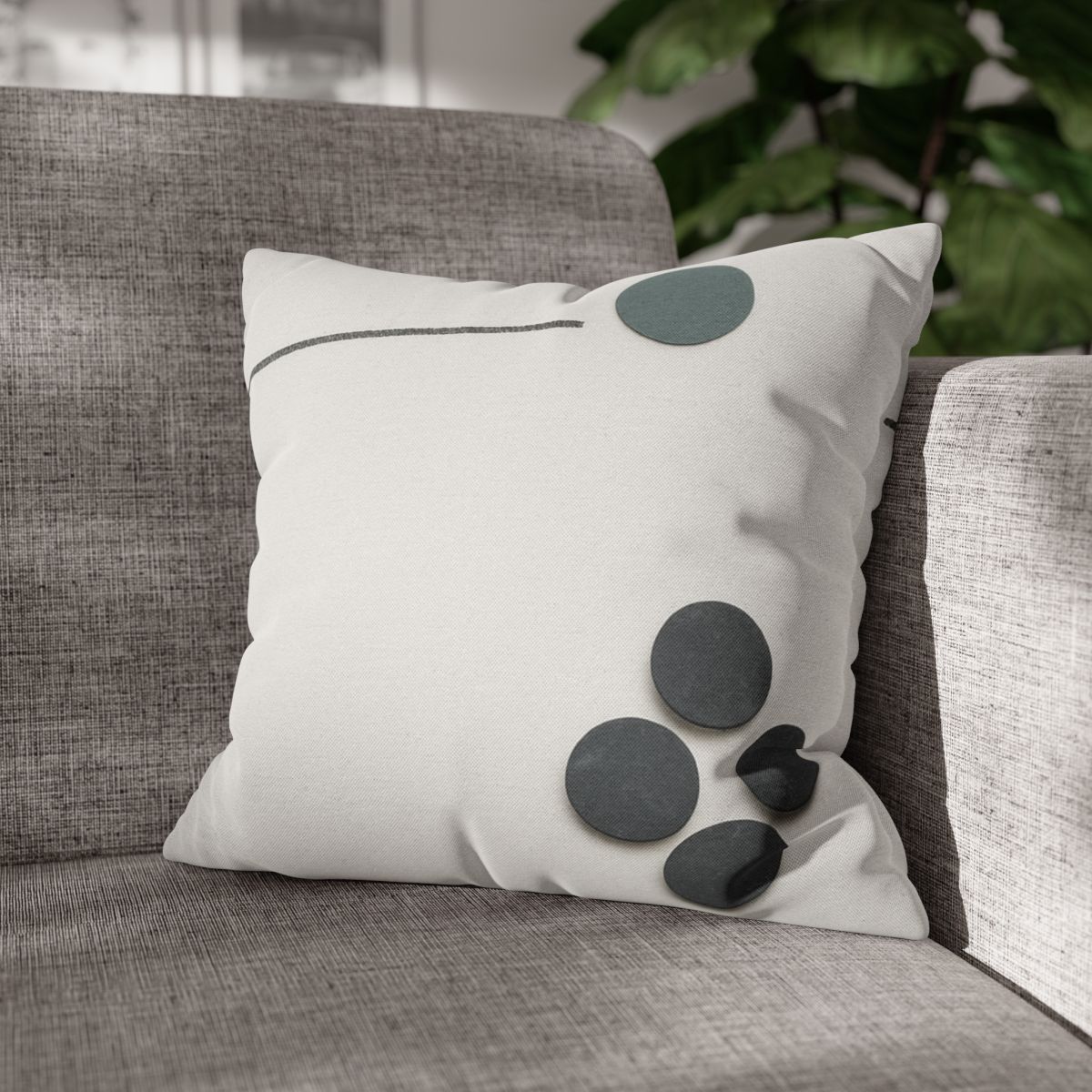 Clustered Dots With Broken Line trendy patterned pillow cases