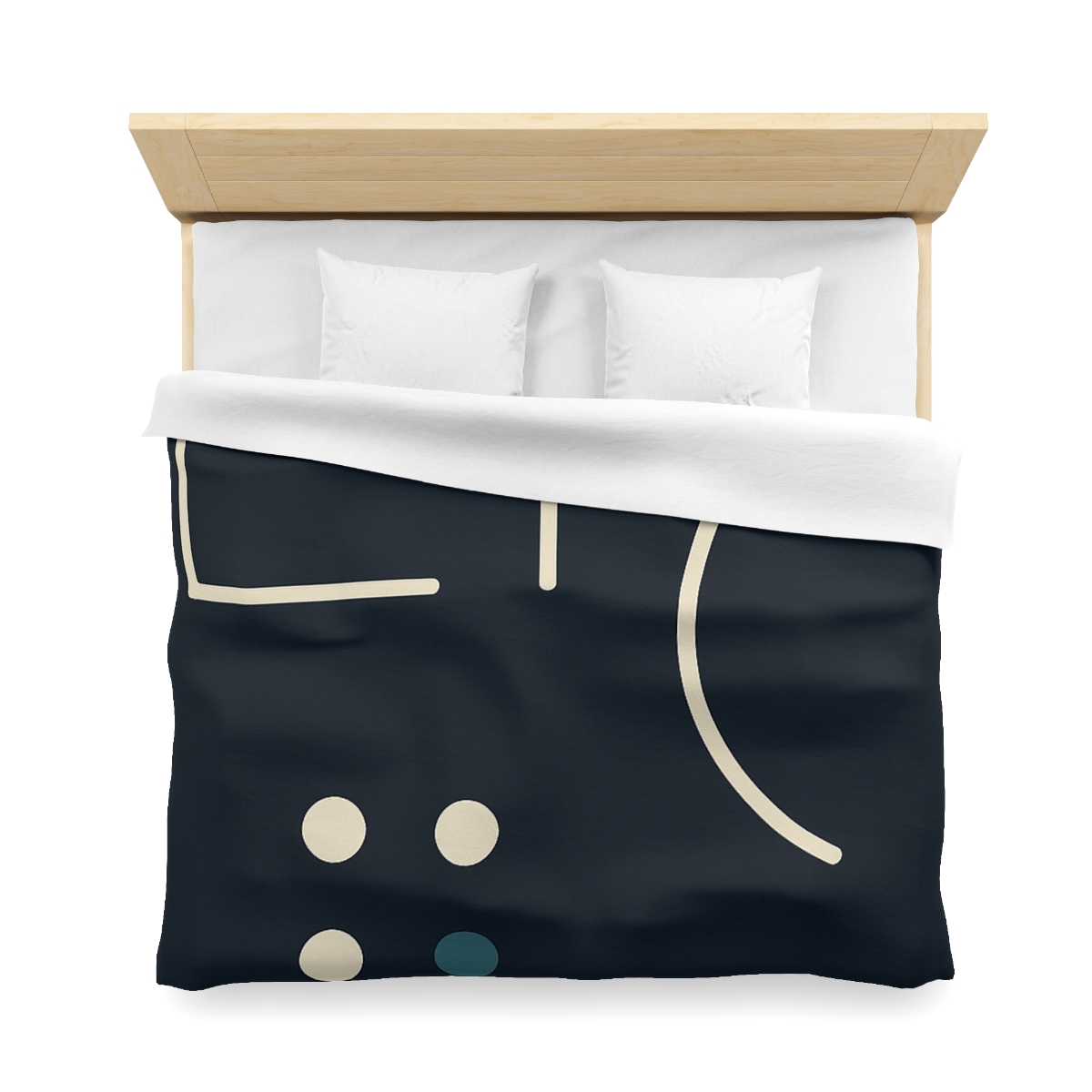 Framed Arc With Missing Cell Grid unique patterned duvets