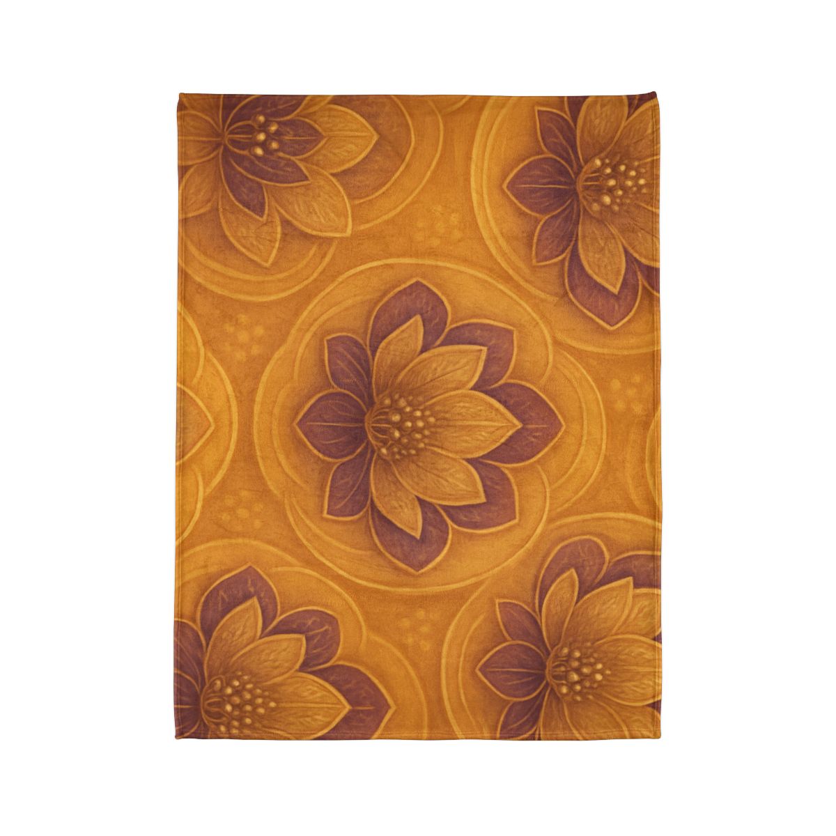 Auric Blossom Halo trendy patterned blankets