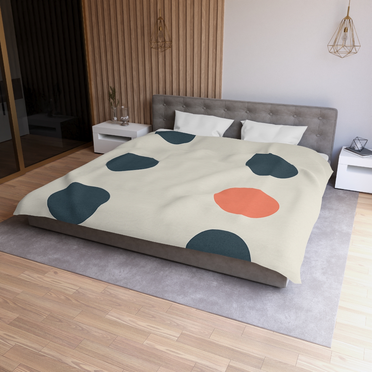 Clustered Dots With Open Lane duvets for gifts