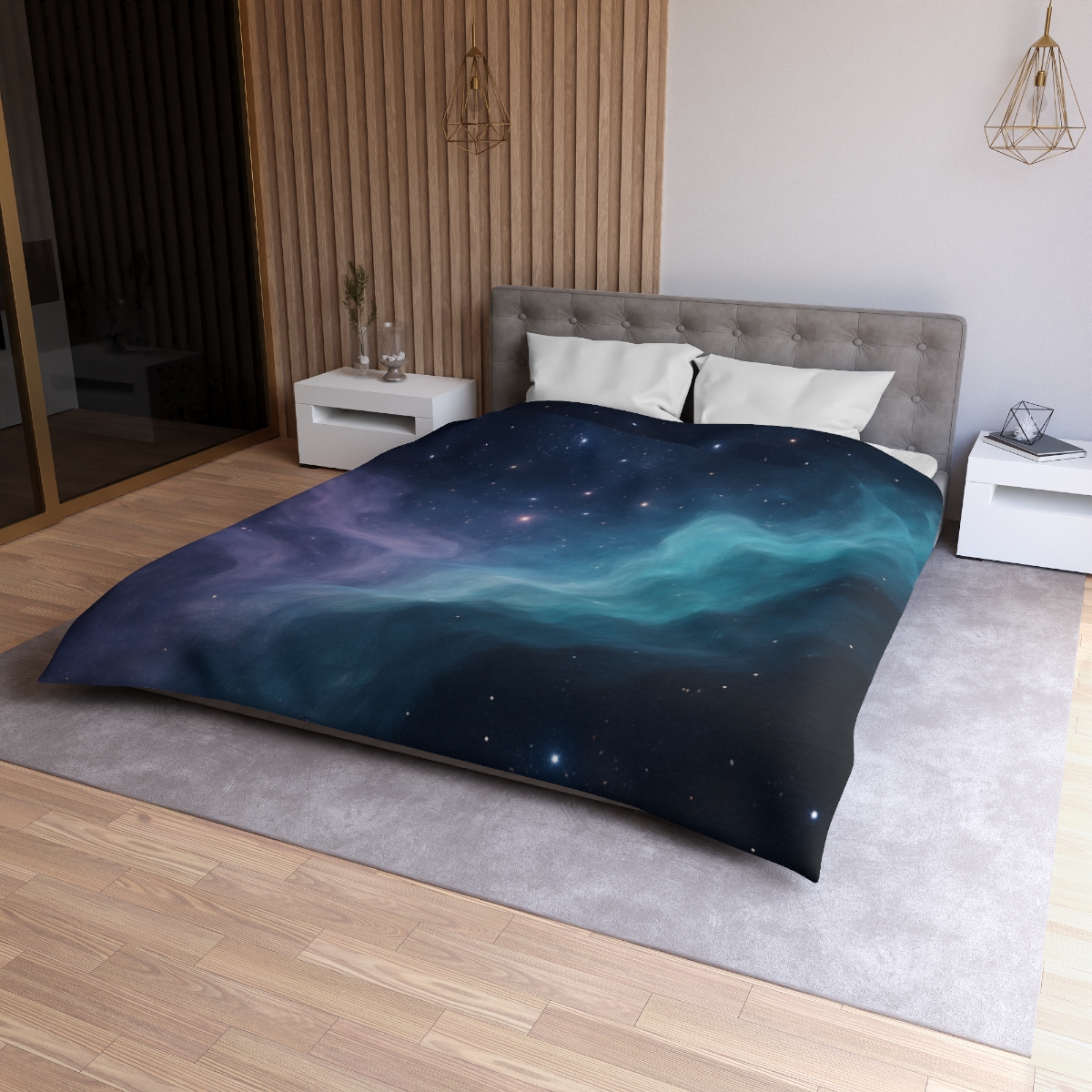 Luminous Nebula Tidal Surge trendy bedroom duvets