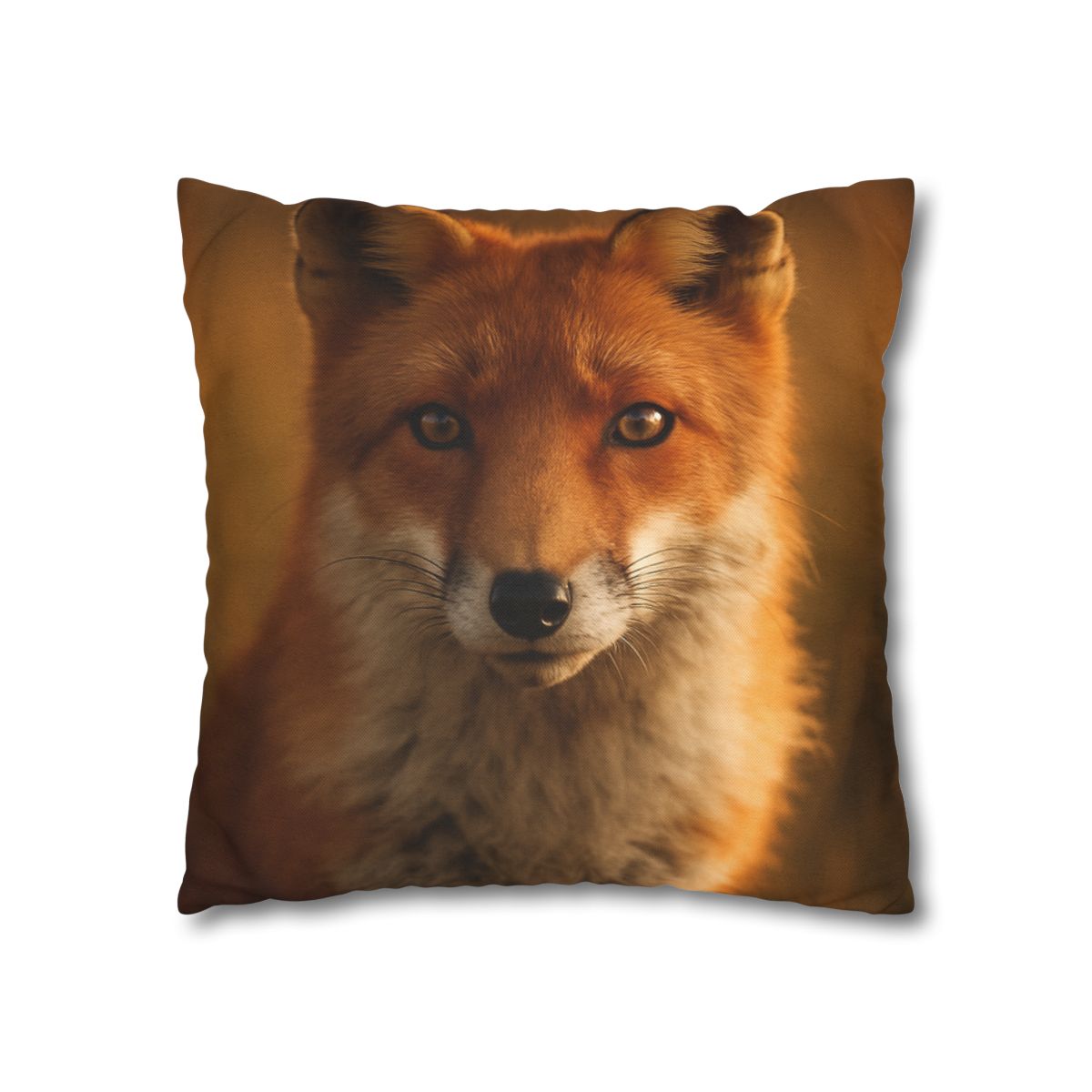 Crimson Whisper Red Fox trendy patterned pillow cases