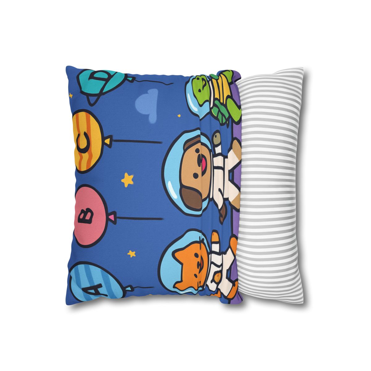 Planet Parade Of The Animal Astronauts personalized pillow covers