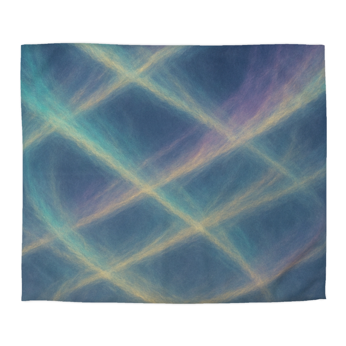 Aurora Lattice Horizon custom duvets