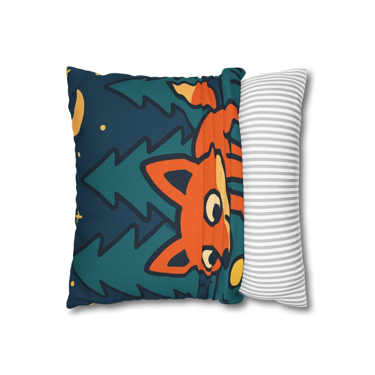 Starlight Forest Fox designer print pillow cases