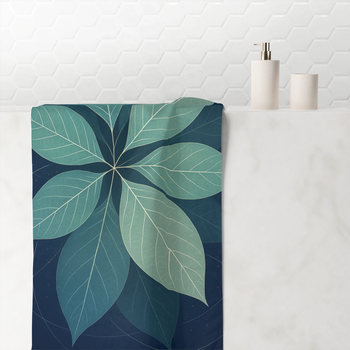 Vein Constellation Marquetry custom towels