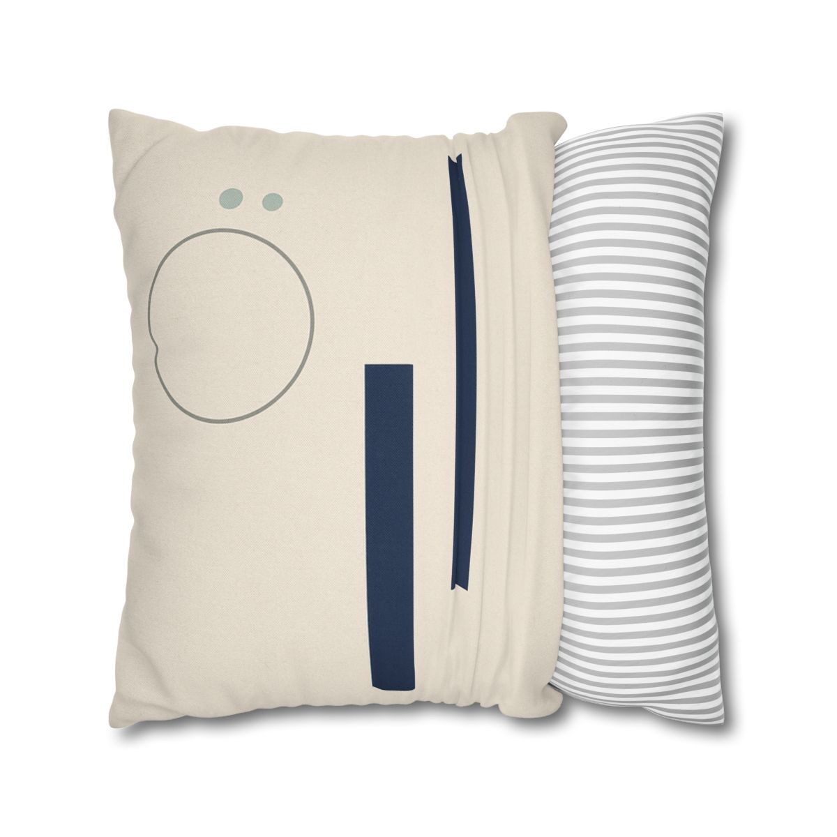 Twin Bars And Quiet Dot Cluster designer print pillow cases