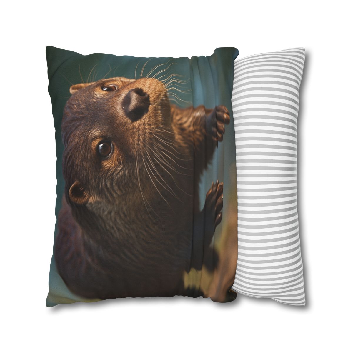 River Sprinter River Otter personalized pillow covers