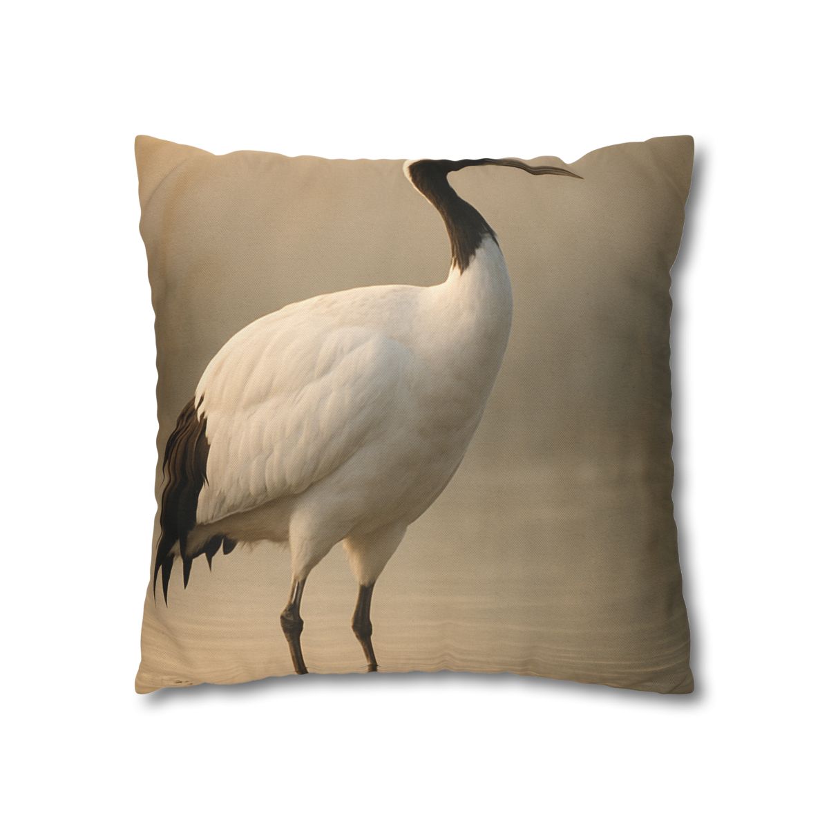 Dawn Balance Red Crowned Crane personalized pillow covers