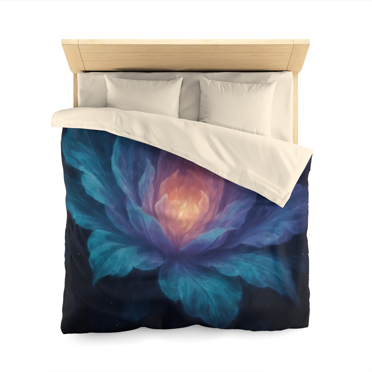 Prismatic Void Bloom custom duvets