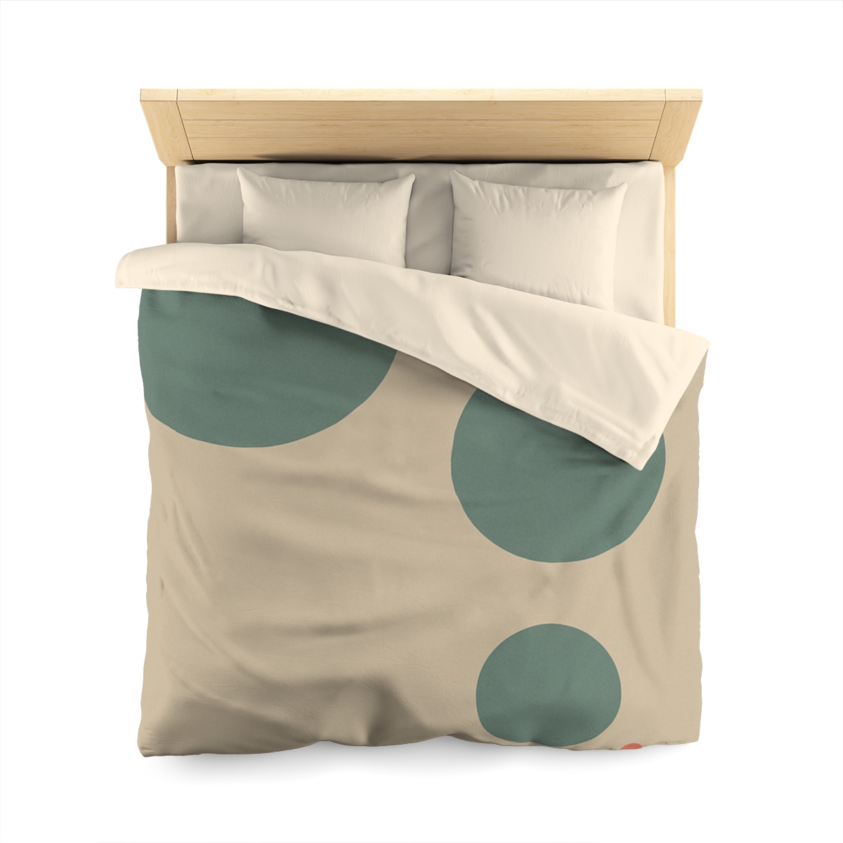 Quiet Triplet Of Offset Circles soft comforter duvets