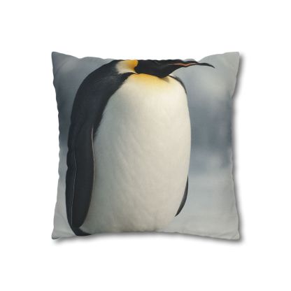 Moonlit Vigil Emperor Penguin soft cotton pillow cases