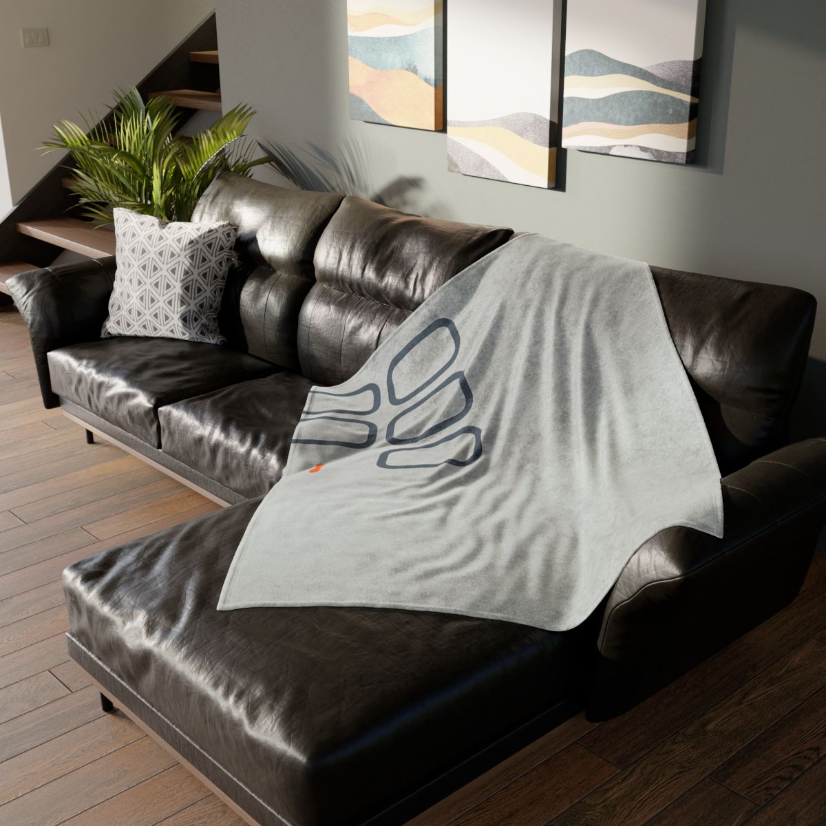 Staggered Low Grid With Missing Cell trendy patterned blankets
