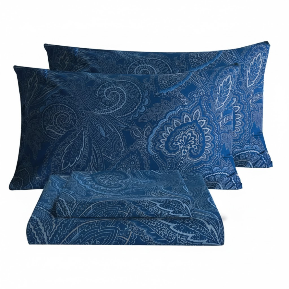 Pack Of 4 Floral Cooling Ultra Soft Bed Sheets