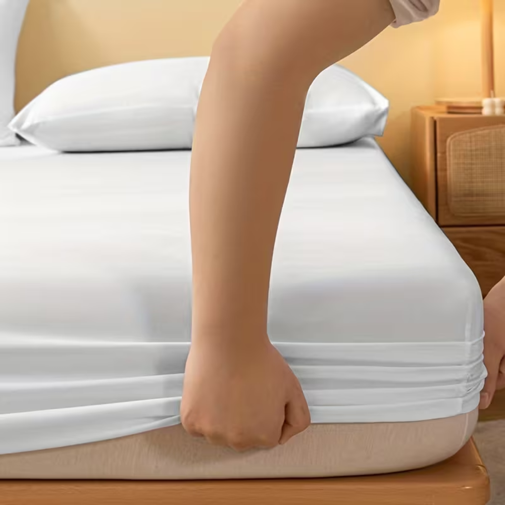 Soft Quilted Fitted Sheet For Bedroom 