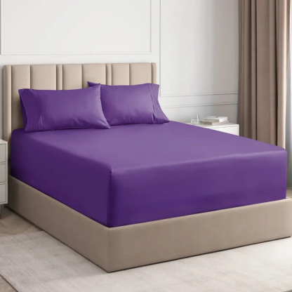 4 Piece Soft Microfiber Deep Pocket Sheet Set