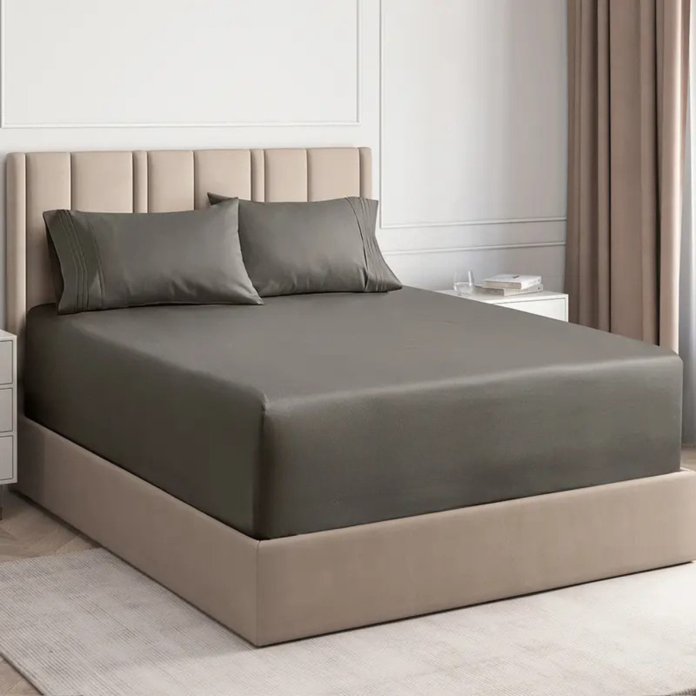 4 Piece Soft Microfiber Deep Pocket Sheet Set