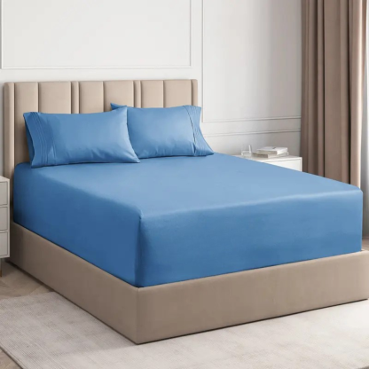 4 Piece Soft Microfiber Deep Pocket Sheet Set