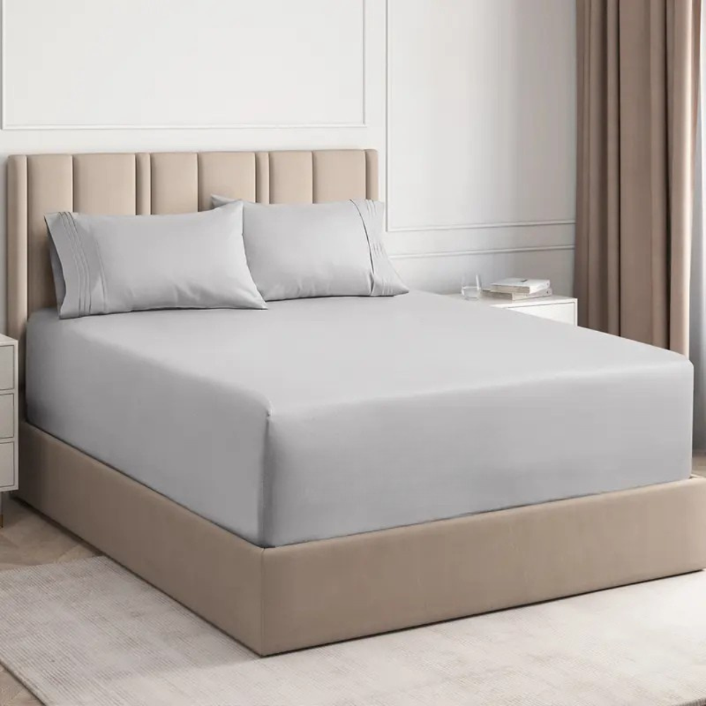 4 Piece Soft Microfiber Deep Pocket Sheet Set