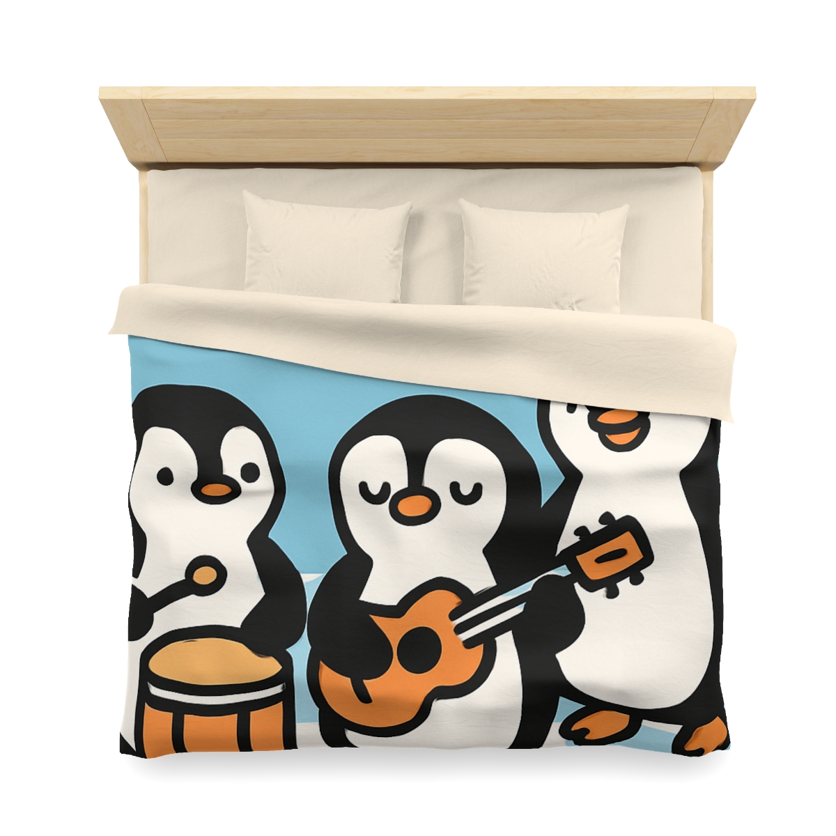 Moonlit Penguin Band unique patterned duvets