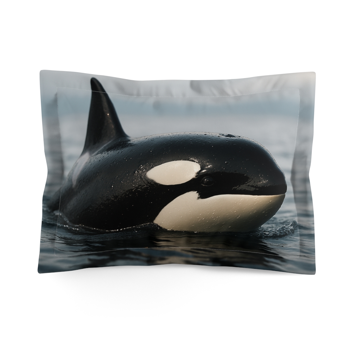 Aurora Drift Orca stylish throw pillows