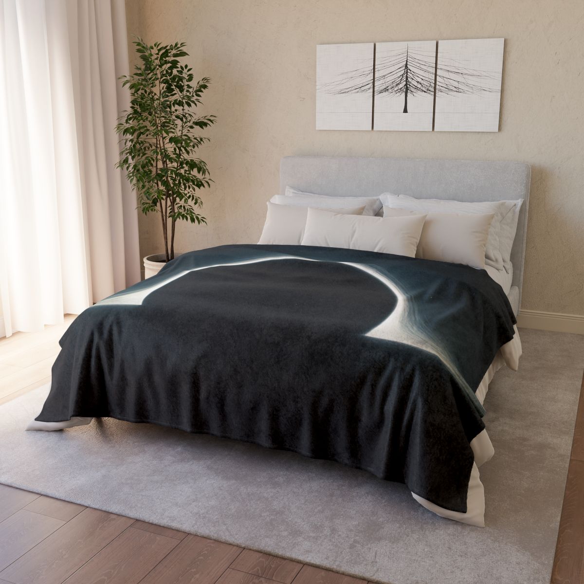 Event Horizon Silhouette warm winter blankets