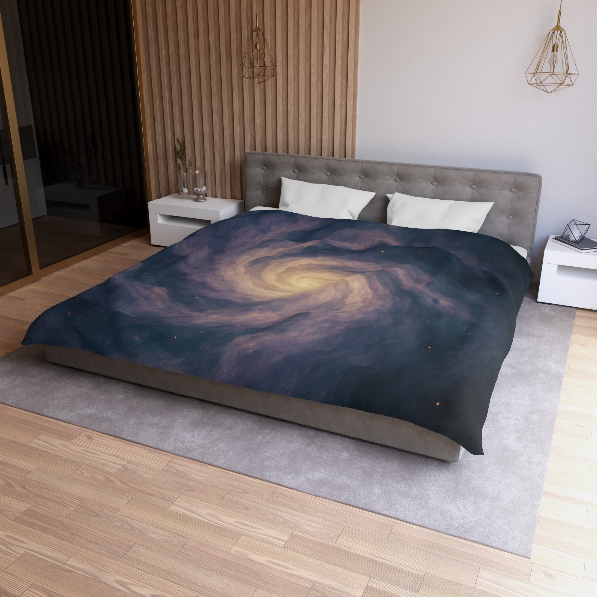 Nebula Spiral Garden soft comforter duvets