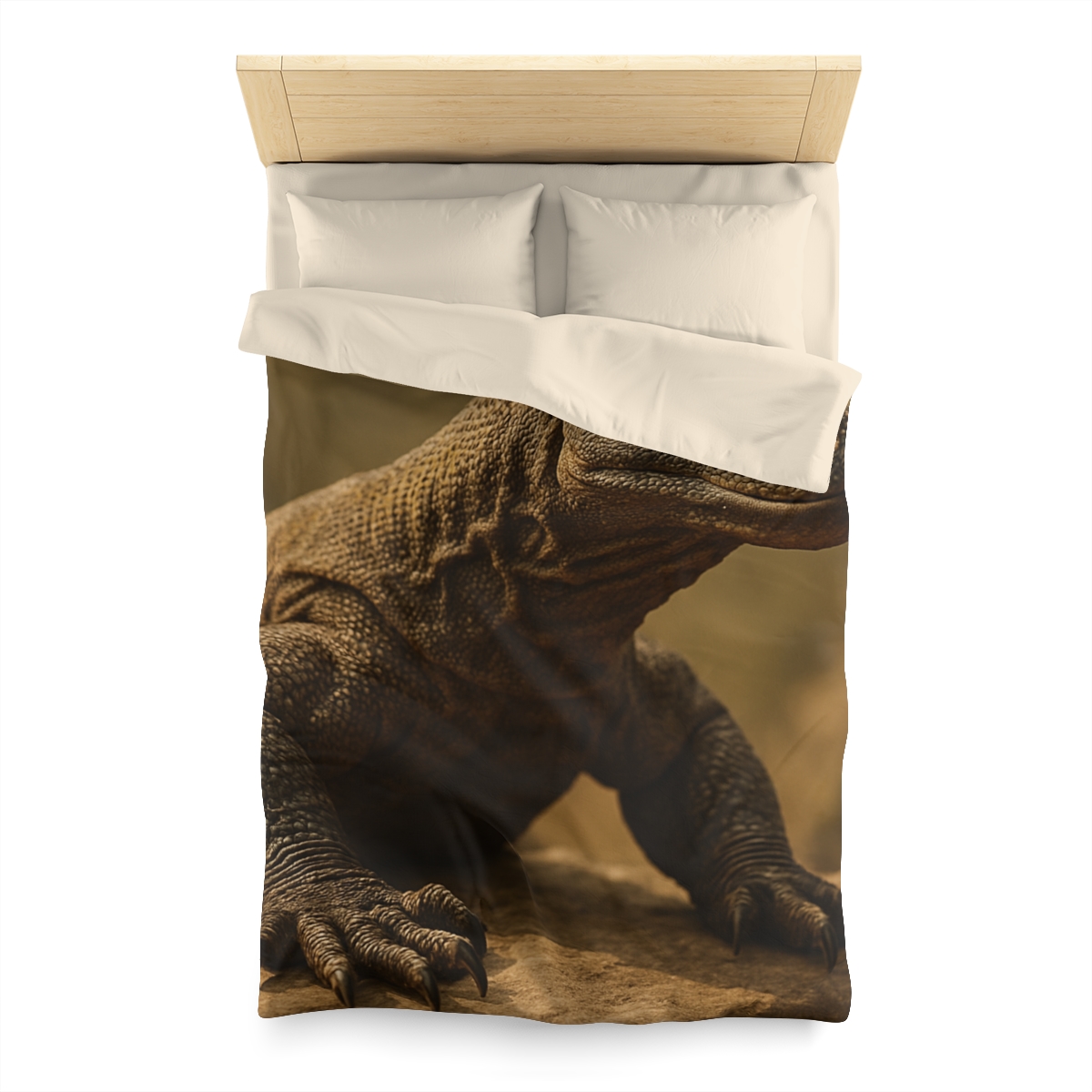 Ancient Sentinel Komodo Dragon stylish duvet covers