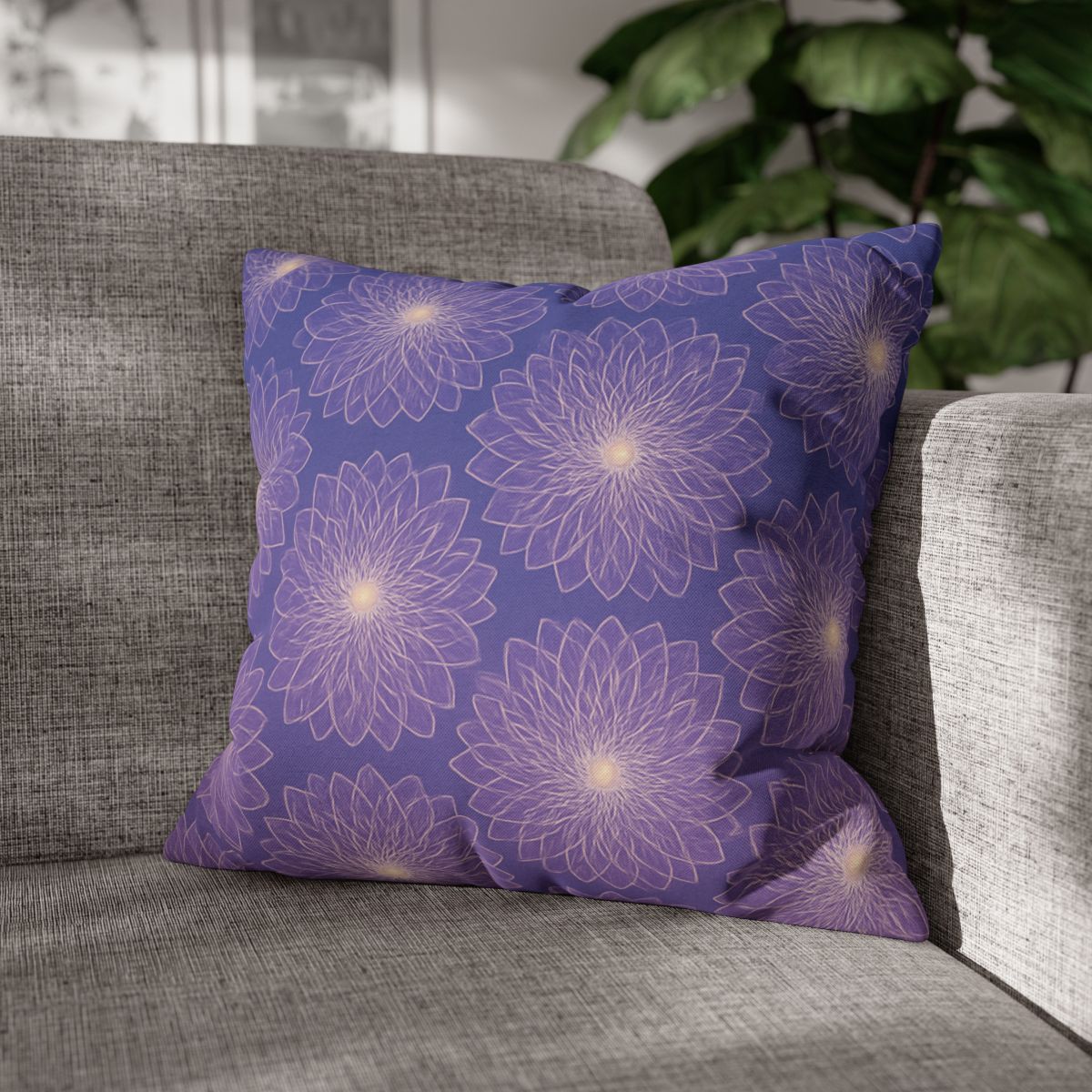 Cosmic Blossom Lattice designer print pillow cases