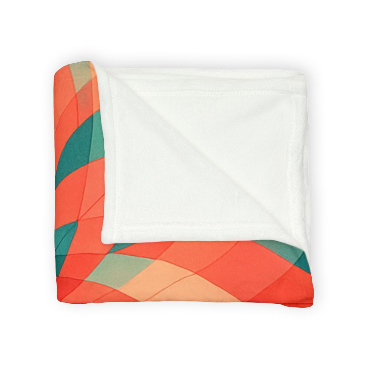 Petal Prism Overlap soft fleece blankets