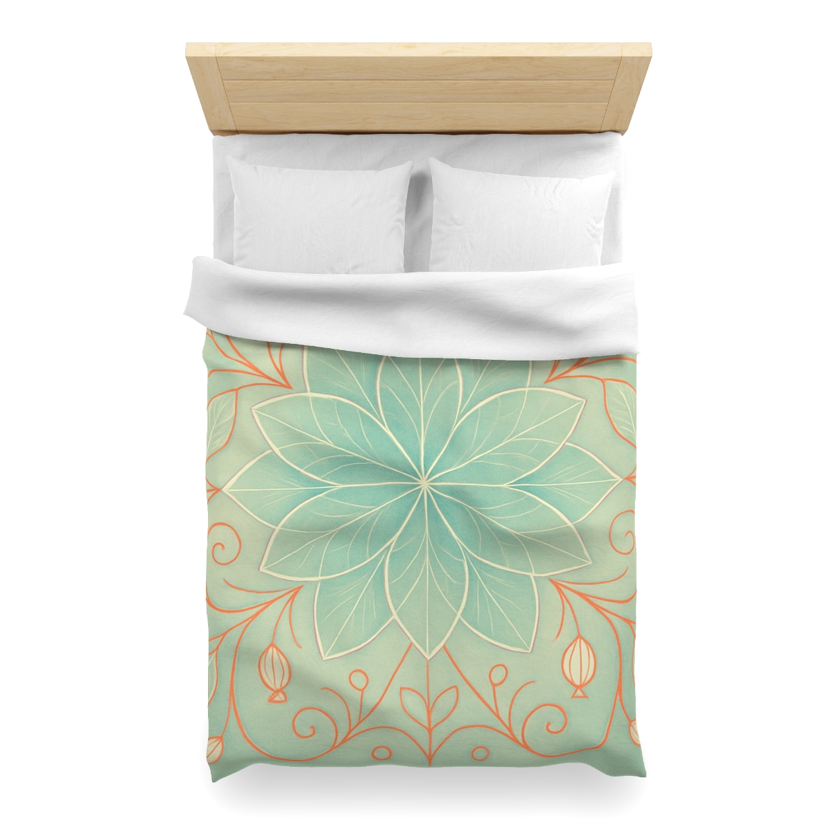 Petal Lattice Radiance custom duvets