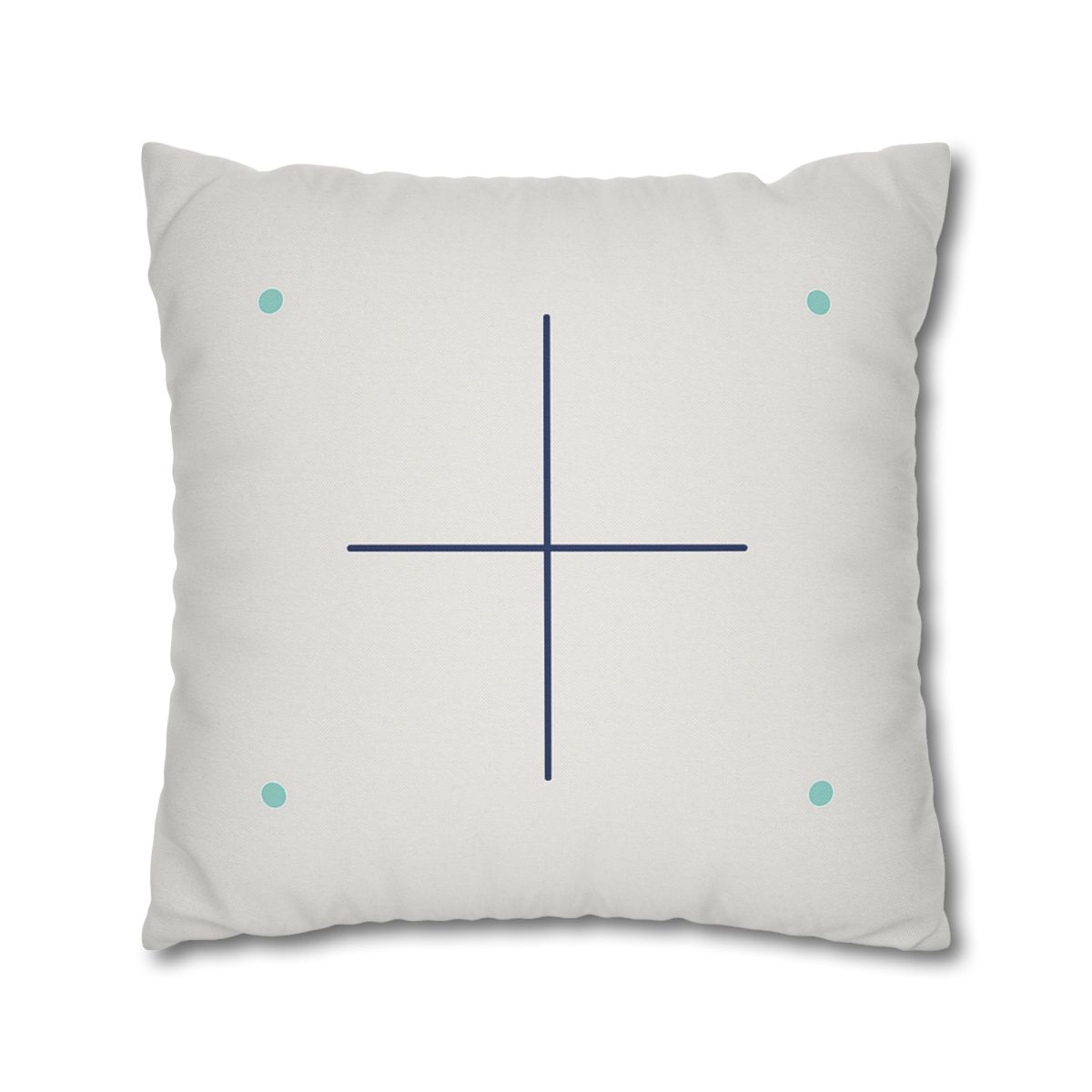 Sparse Meridian Cross And Dots custom pillow cases