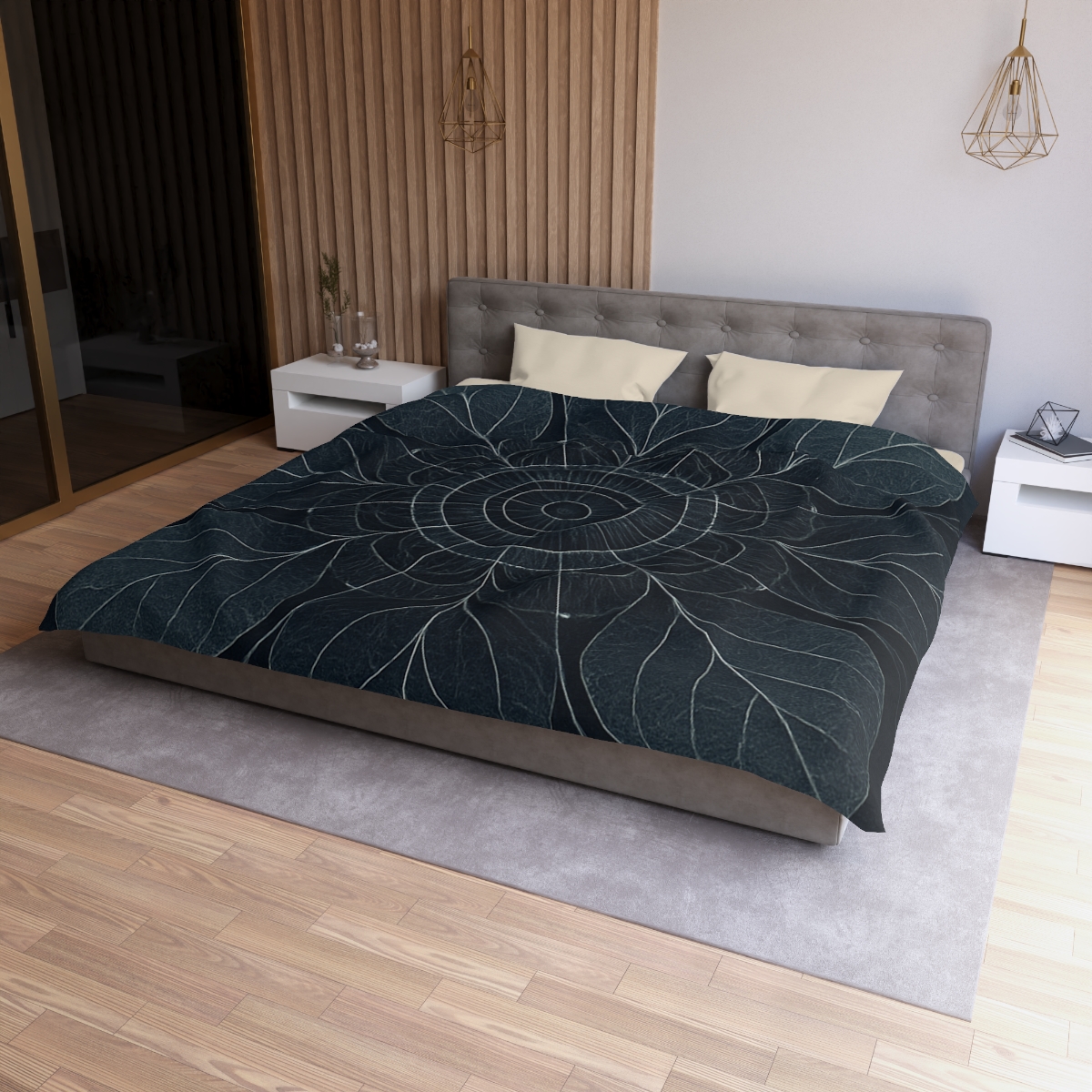 Veined Halo Mandala personalized bedding duvets