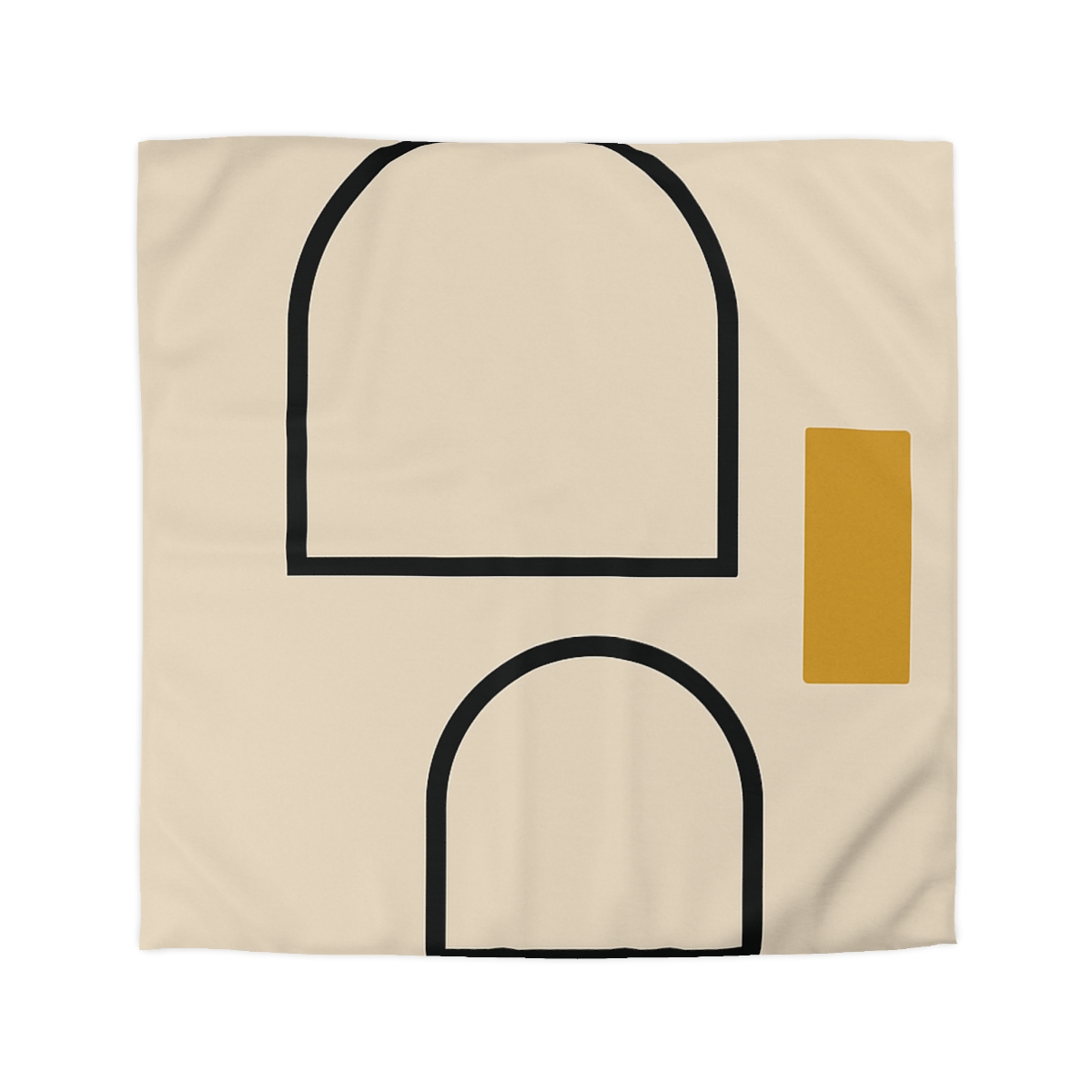 Arc Window Alignment designer printed duvets