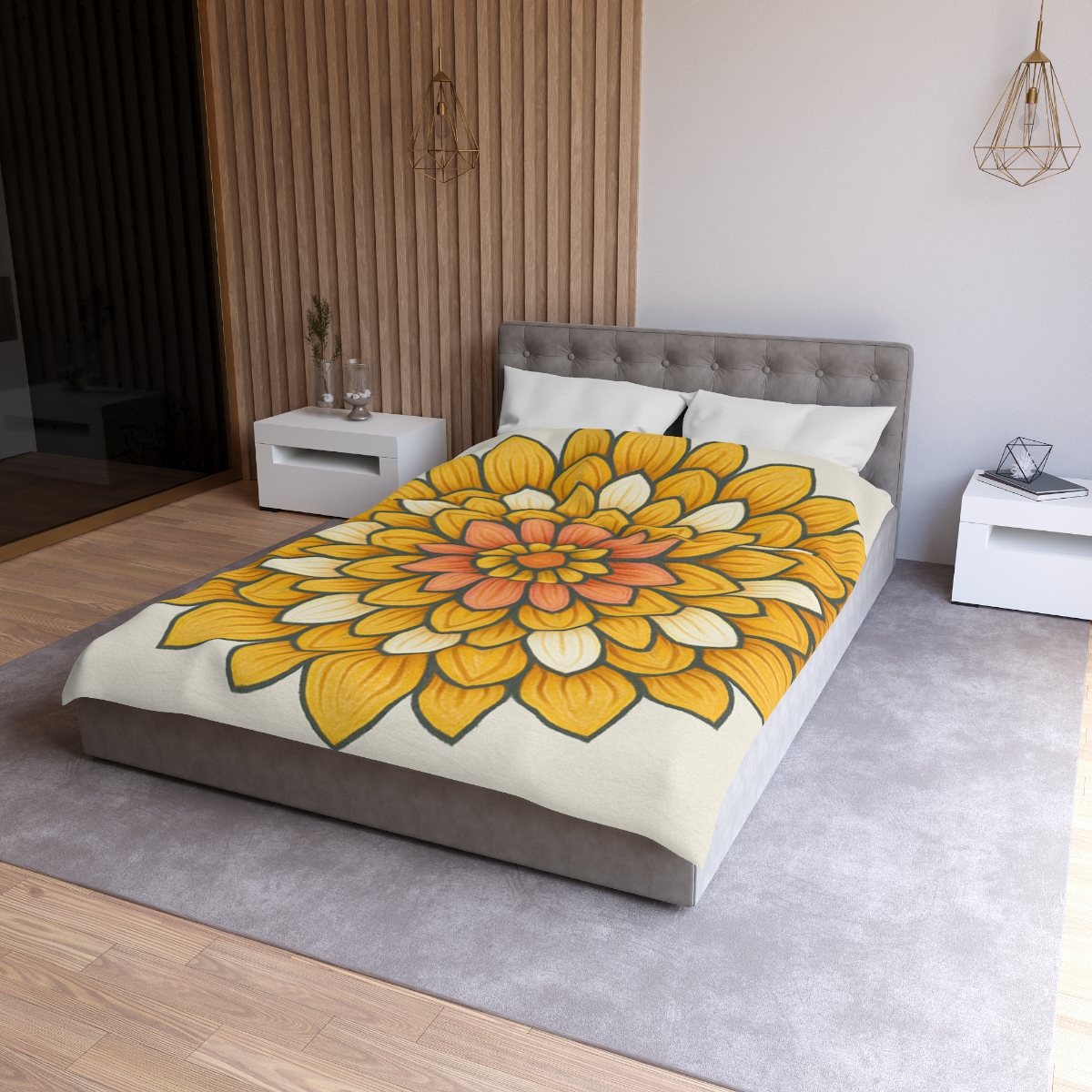 Floret Burst Mandala custom duvets