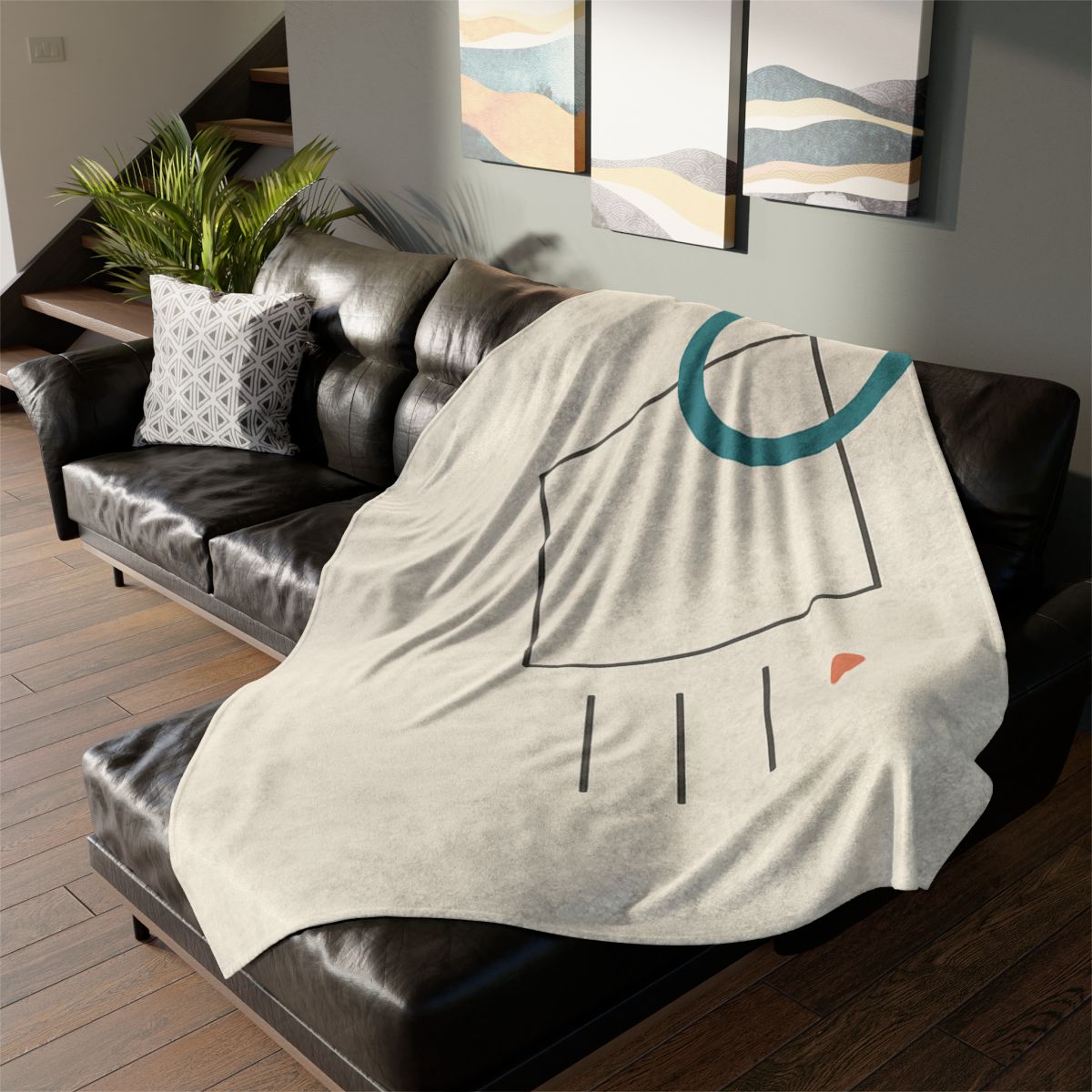 Open Frame With Drifted Ring warm winter blankets