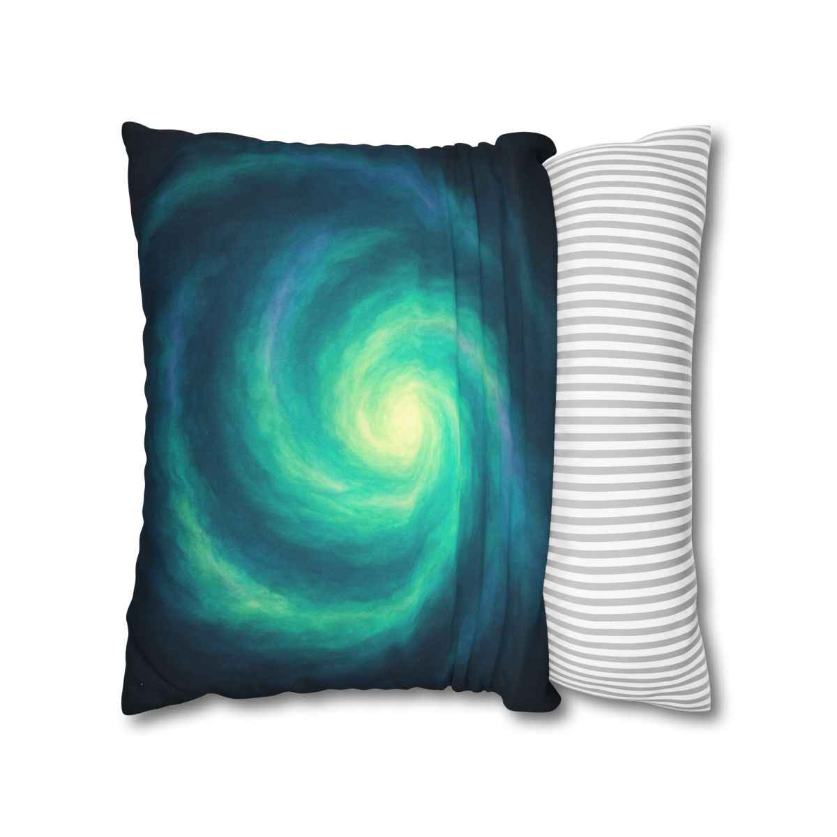 Aurora Halo Spiral soft cotton pillow cases
