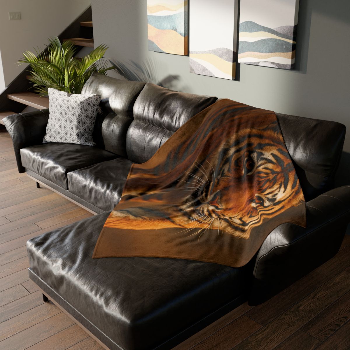 Dusk Herald Bengal Tiger warm winter blankets