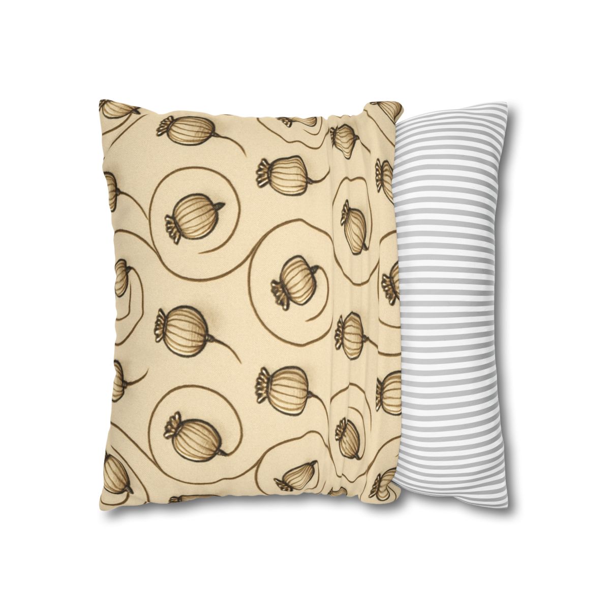 Seed Pod Spiral Ledger personalized pillow covers