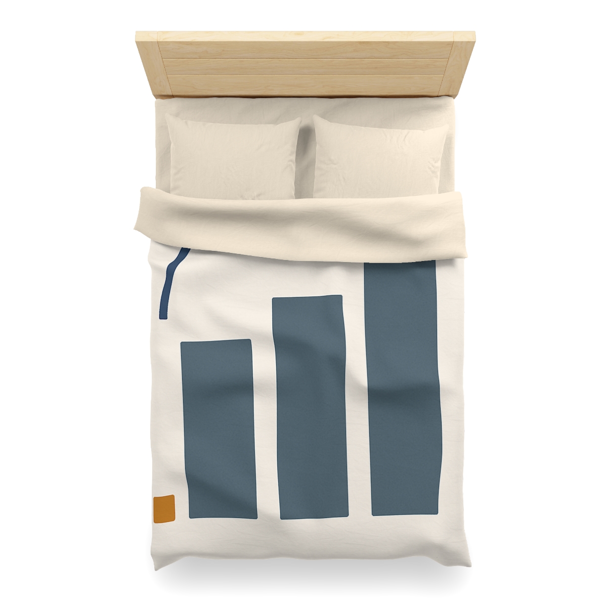 Three Bars With Hanging Arc designer printed duvets