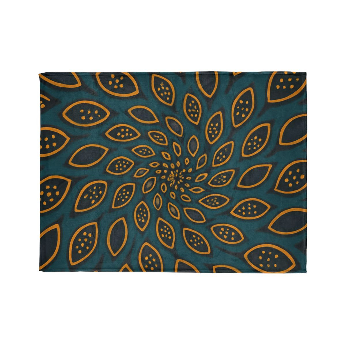 Spiral Seed Pod Array trendy patterned blankets