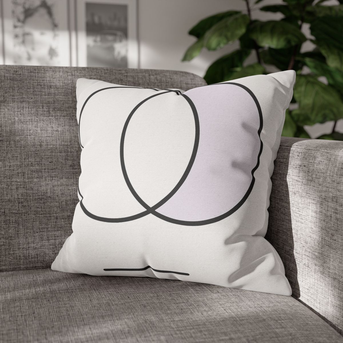 Quiet Eclipse Pairing designer print pillow cases